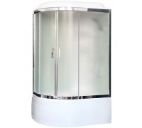 Душевая кабина Royal Bath RB 8120BK6-WC-CH 120х80 см, с матовыми стеклами, правосторонняя