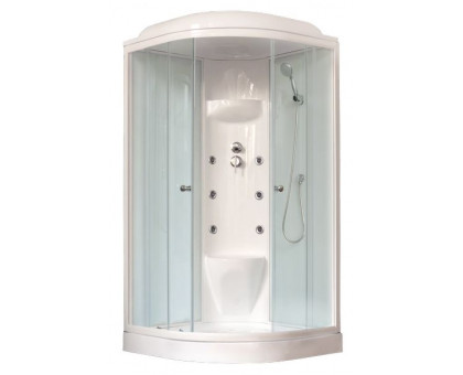 Душевая кабина Royal Bath RB 90HK7-WT 90х90 см, с прозрачными стеклами