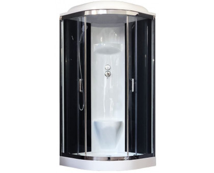 Душевая кабина Royal Bath RB 100HK6-BT-CH 100х100 см, с прозрачными стеклами