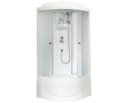 Душевая кабина Royal Bath RB 100BK4-MM 100х100 см, с матовыми стеклами