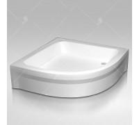 Душевой поддон RGW BP/CL-S-A 80x80 см, полукруглый, белый