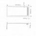 Душевой поддон RGW STM-G 80x150 см, прямоугольный, искусственный камень, графит