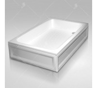 Душевой поддон RGW B/CL-S-A 90x100 см, прямоугольный, акриловый, белый