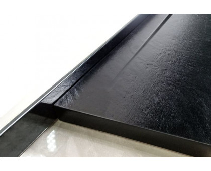 Душевой поддон WeltWasser WW TRS 12090 STONE-BL 120х90 см черный с сифоном