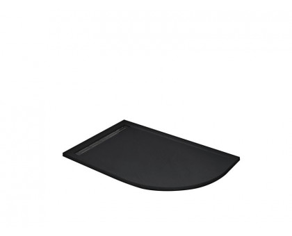 Душевой поддон WeltWasser WW TRR 12090 STONE-BL R 120х90 см черный с сифоном