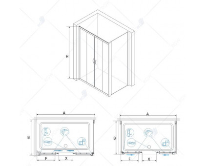 Душевой уголок RGW PA-41 (PA-11 + Z-050-2) 150x70, прозрачное стекло