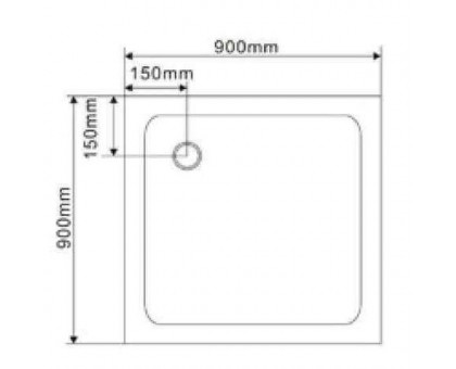 Душевой угол Wasserfalle F 2001 90х90