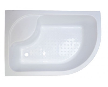 Душевой уголок Royal Bath RB 8120BK-T 120х80 см, с прозрачными стеклами, левосторонний