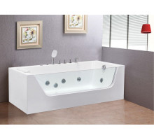 Ванна акриловая WeltWasser WW HB GOTLEUBA 170/80 WT R 170х80х58 с гидромассажем, правосторонняя, белая
