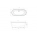 Ванна акриловая 1Marka Aima TONDO 174х80 см