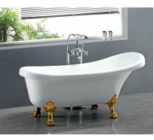 Ванна акриловая Cerutti SPA C-2014-1 150х75 см комплектация в цвете золото